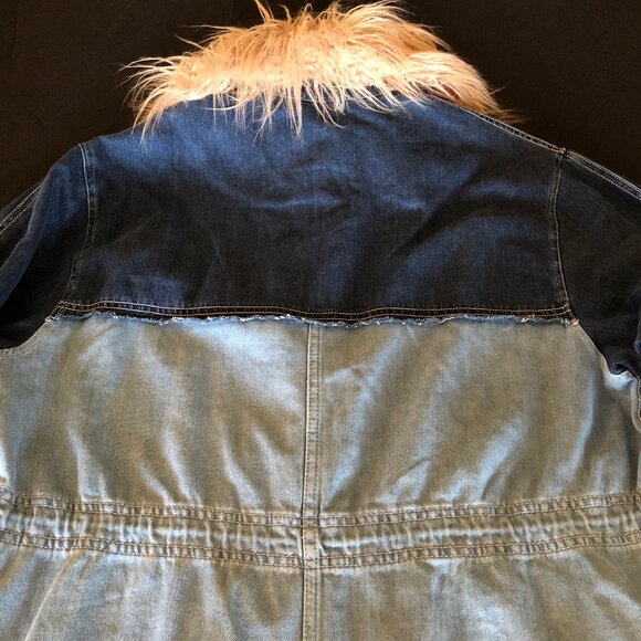 NWOT Free People Days To Come Denim Parka Sz S - Picture 7 of 15